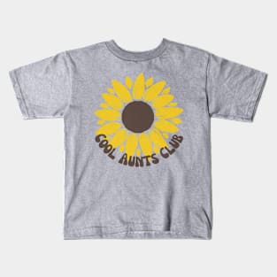 Sunflower aunt graphic Kids T-Shirt